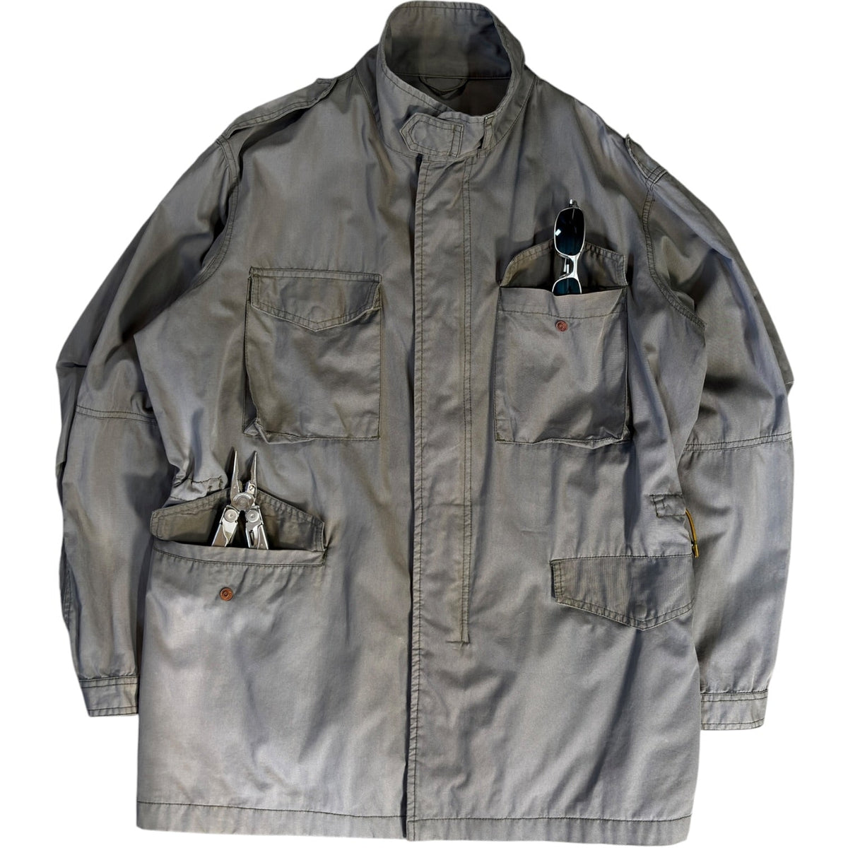 Maharishi 00’s Dragon Embroidered M-65 Field Jacket L | Large, Multicoloured