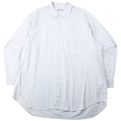 Vintage 1989 Comme Des Garçons HOMME Long Sleeve Button Up Shirt Size XL | XL, Blue