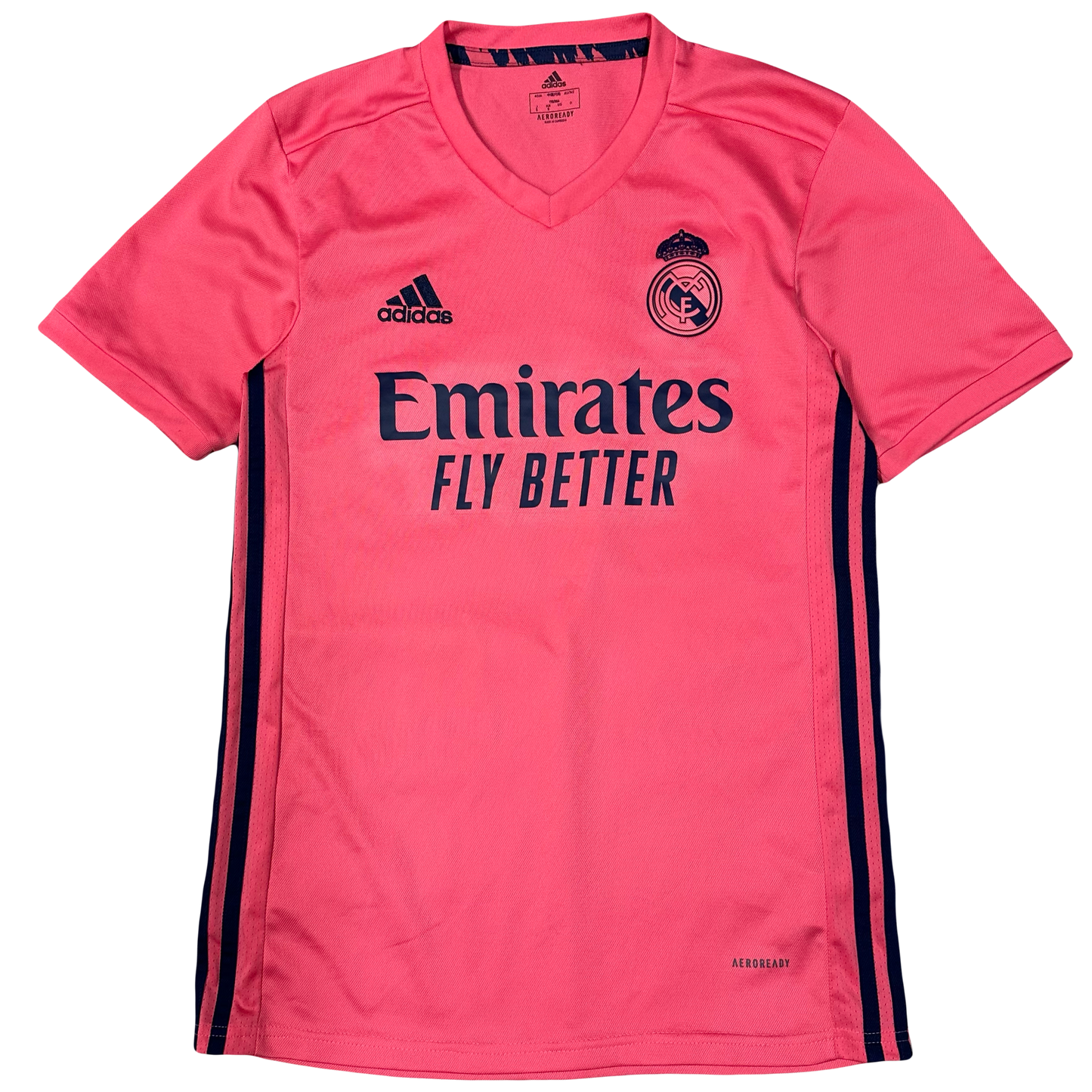 Adidas Real Madrid 2020/21 Shirt In Pink ( S )