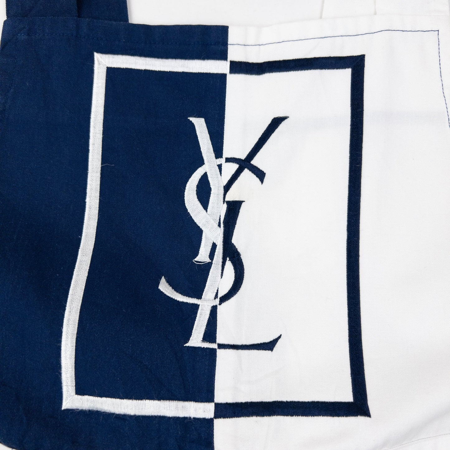 Vintage 80s YSL Yves Saint Laurent Embroidered Tie-Back Apron | O/S, Multicoloured