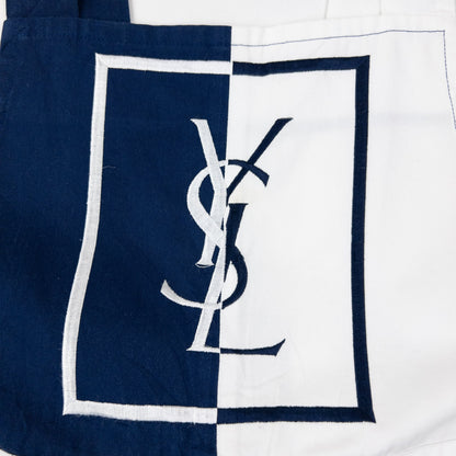 Vintage 80s YSL Yves Saint Laurent Embroidered Tie-Back Apron | O/S, Multicoloured