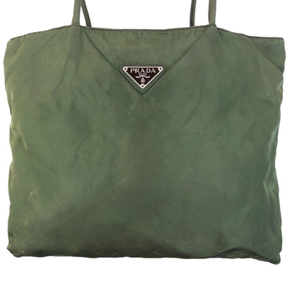Vintage 2000s Prada Shoulder Bag | O/S, Green