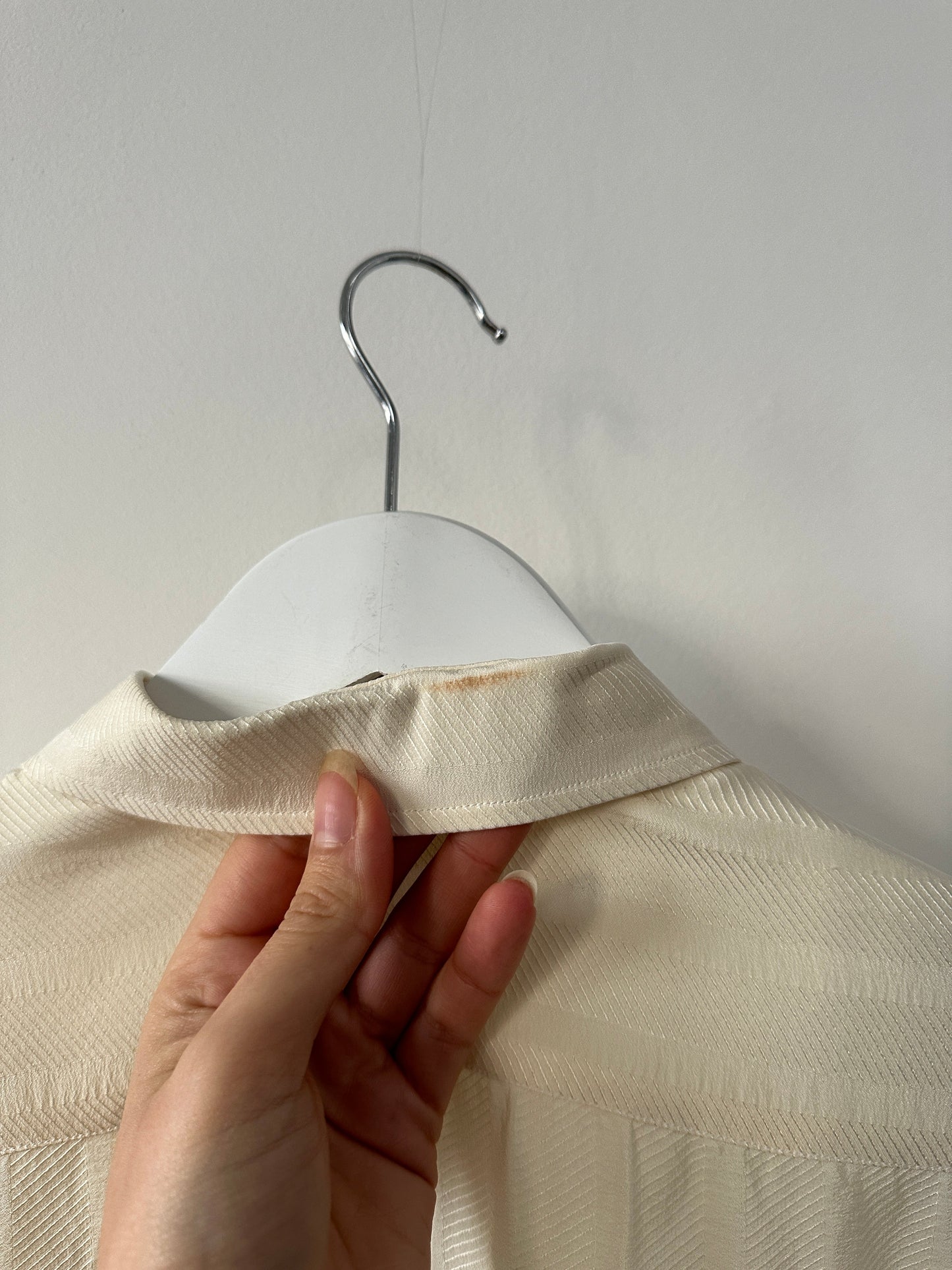 Vintage Pure Silk Polo Shirt - L/XL