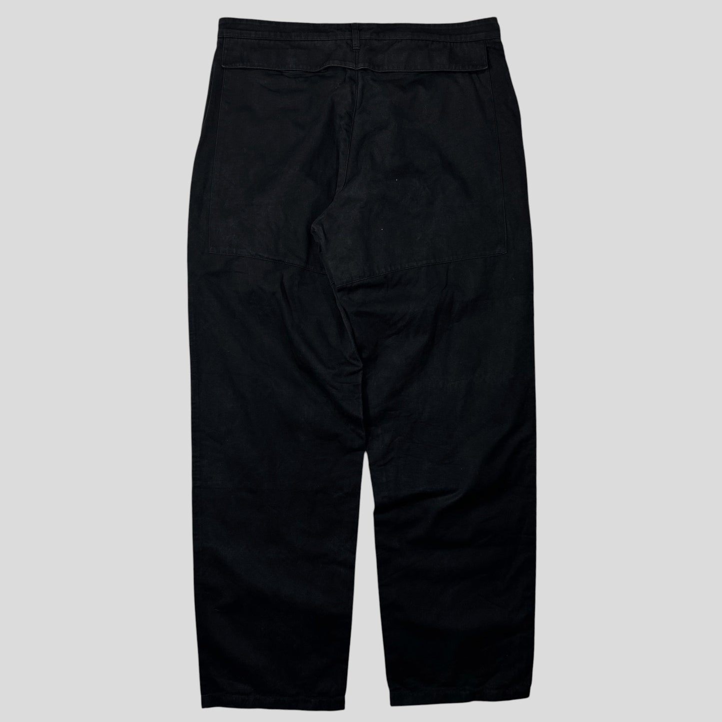 Prada Sport 1999 Baggy Carpenter Velcro Fly Trousers - IT52 | Default Title, Black