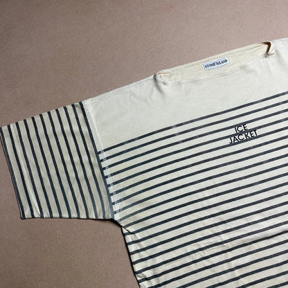 S/S 1988 Charcoal Striped Heat Reactive ICE JACKET T-shirt