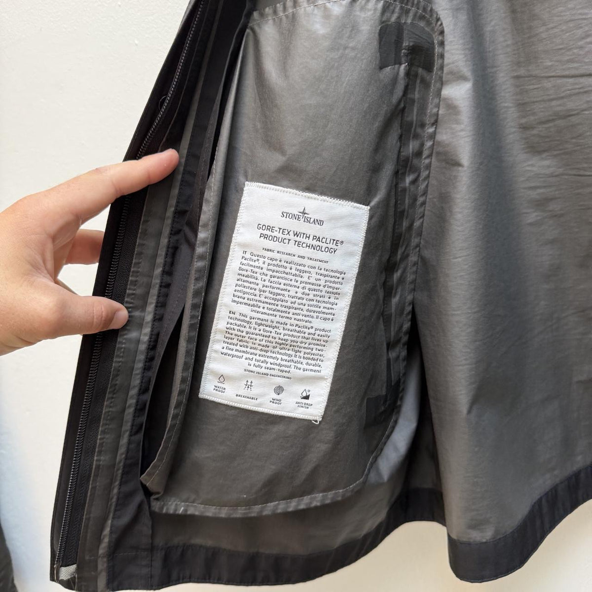 Stone Island Goretex Paclite Jacket (XXL) | XXL, Black