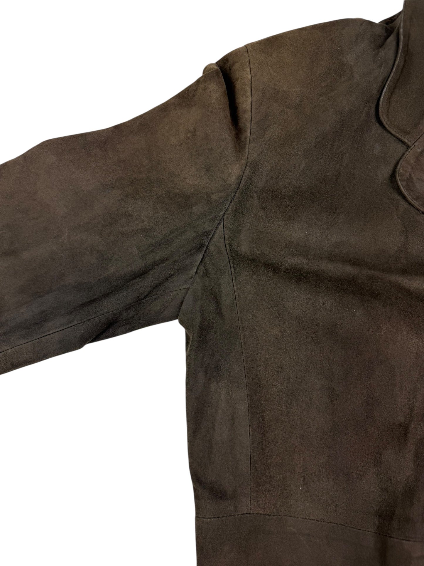 Emporio Armani suede jacket | Brown, Brown