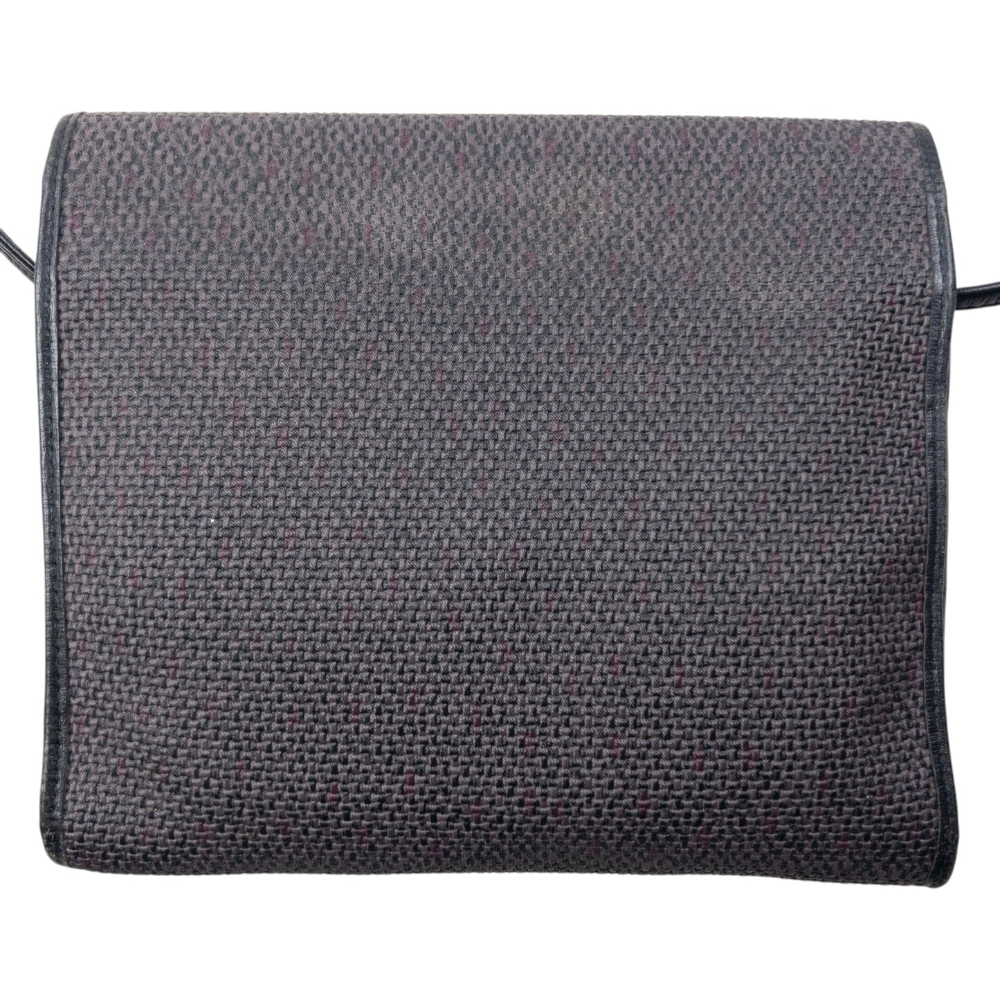 Vintage 80s YSL Yves Saint Laurent Woven Crossbody Bag | O/S, Black