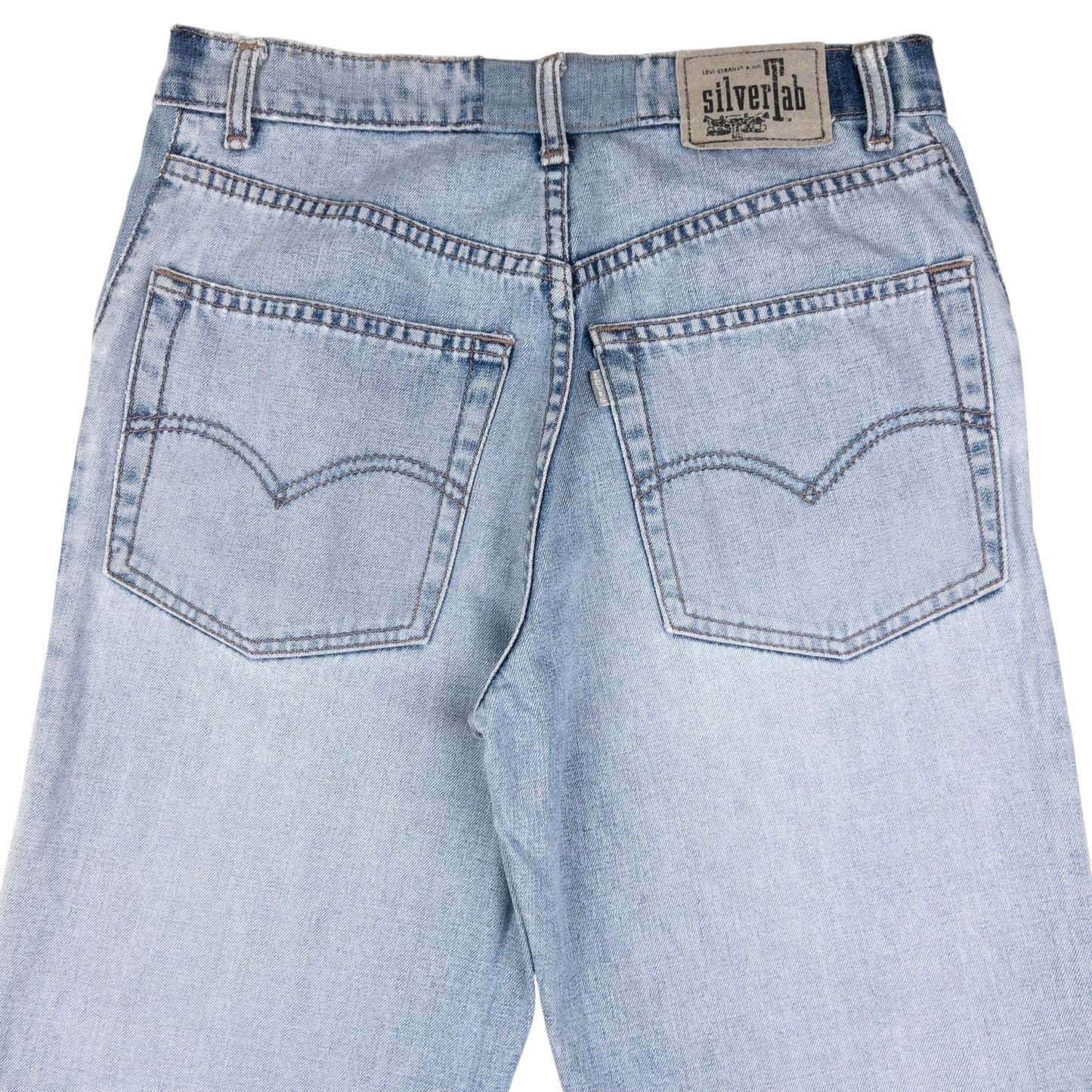 Vintage Levi's Silver Tab Flare Denim Jeans Size W29