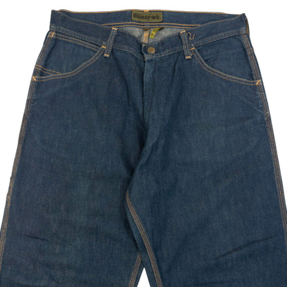 Vintage 2000s Stussy Denim Jeans Size W33 | W33, Blue