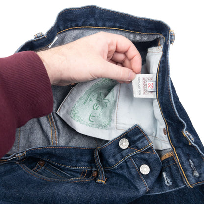 Vintage Evisu Double Gull Embroidered Japanese Denim Jeans Size W33