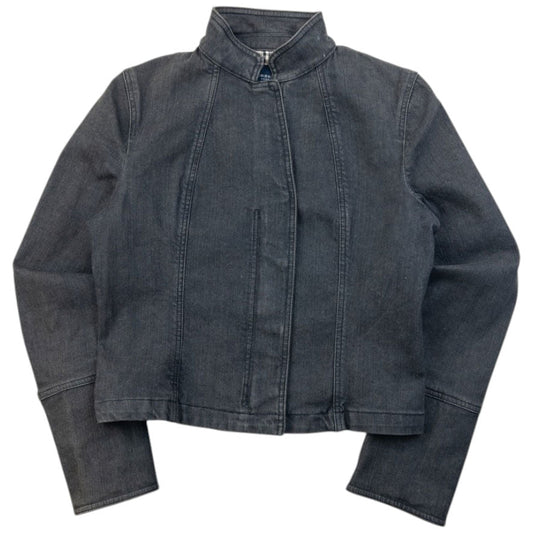Vintage 2000s Burberry Denim Jacked Womens Size M | Medium, Grey