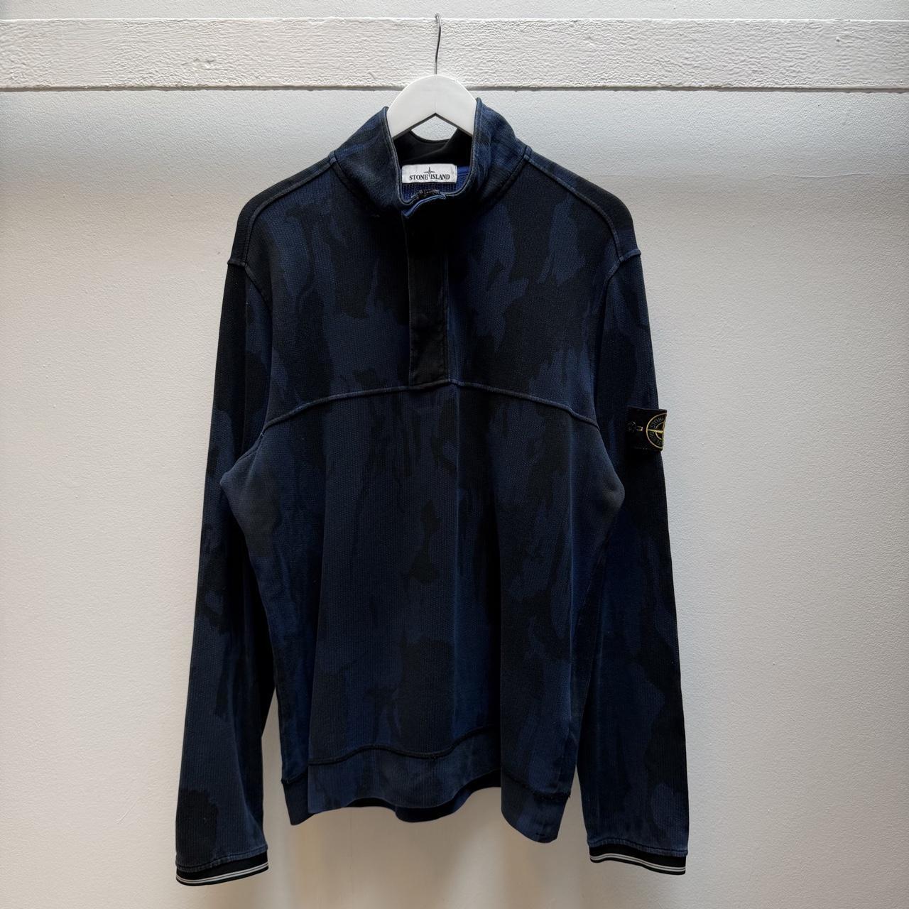 Stone Island Flowing Camo Jumper (XXL) | XXL, Multicoloured