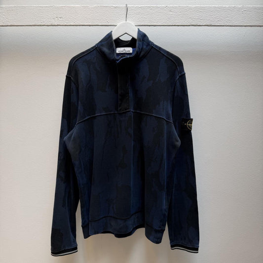 Stone Island Flowing Camo Jumper (XXL) | XXL, Multicoloured