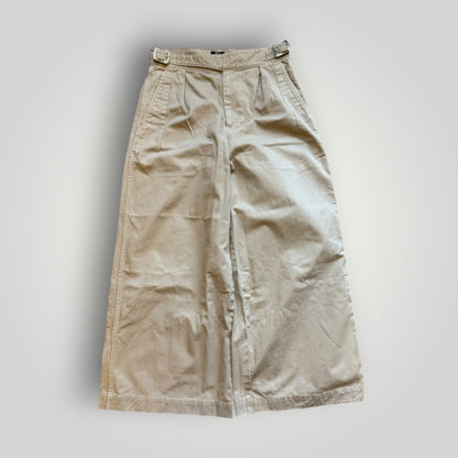Needles Cotton Gurkha Wide Trousers S | O/S, Beige