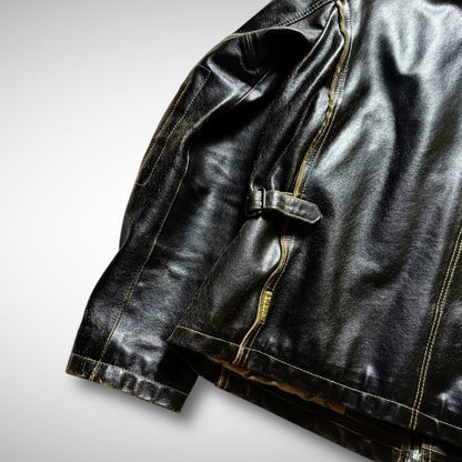 Armani Jeans Leather Jacket (2000s)