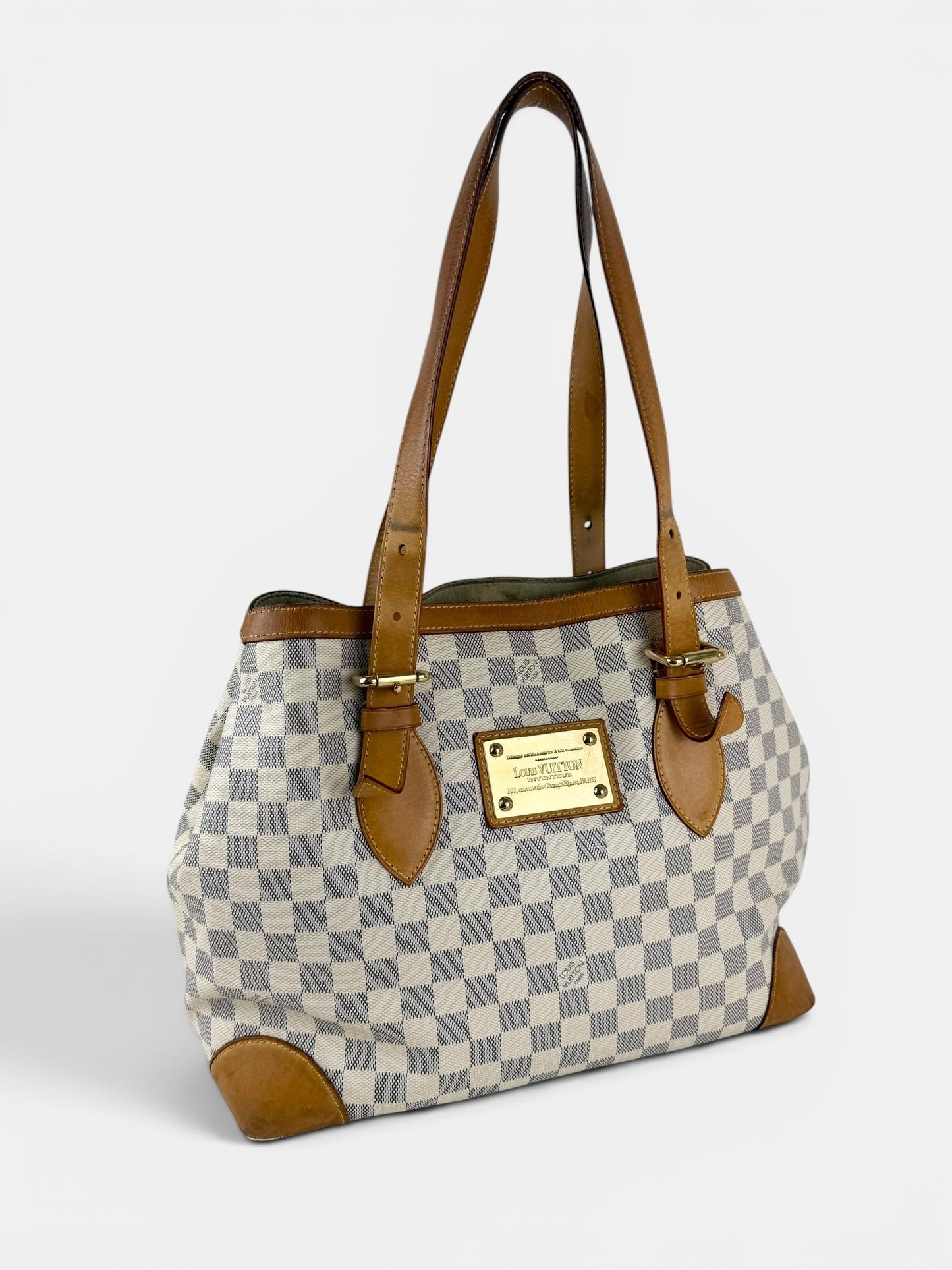 2007 Louis Vuitton Damier Azur Hampstead MM Handbag | O/S, Multicoloured