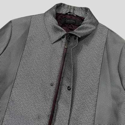 Calvin Klein Collection 2013 Runway Static Panelled Blouson Jacket - M | Default Title, Multicoloured
