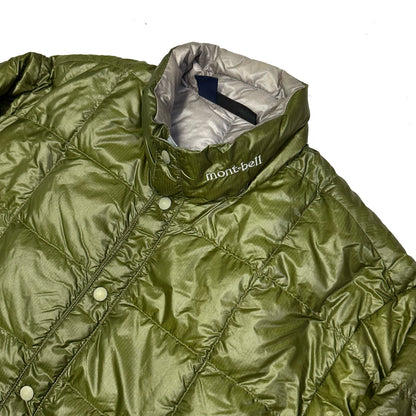 Montbell Square Stitch Puffer Jacket In Olive Green ( S )
