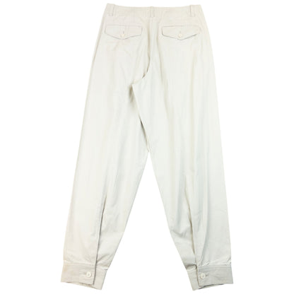Vintage 80s Issey Miyake MEN Pleated Trousers Size W28 | W28, Cream