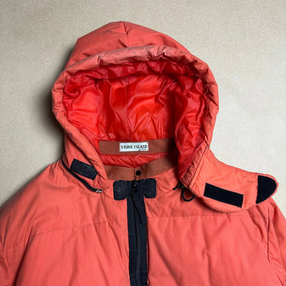 A/W 2000 Safety Orange Waxed Cotton Puffer
