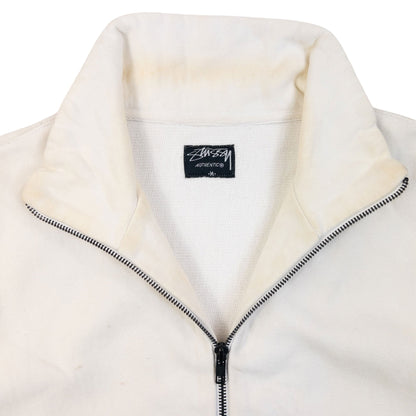 Vintage 2000s Stussy Zip Up Sweatshirt Size M | Medium, Red