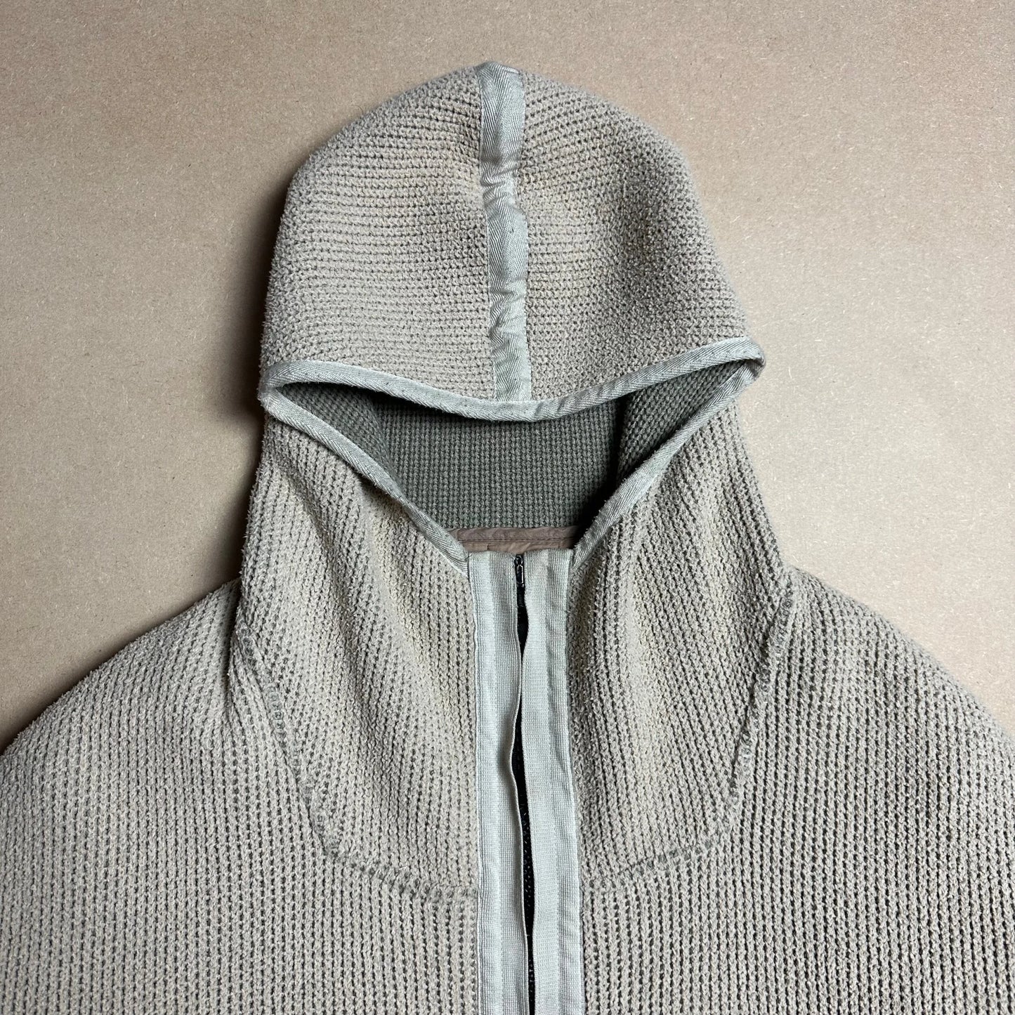 A/W 1998 Oat Presidents Knitted Dual Layer Jacket