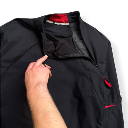 2003 Adidas Articulated Climacool Asymmetric Zip Pullover (M) | Default Title, Black