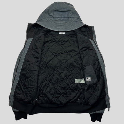 Stone Island AW10 Mussola Gommata Heavyweight Quilted Jacket - XXL