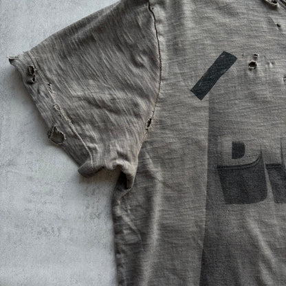 DIESEL DISTRESSED TOP | O/S, Red
