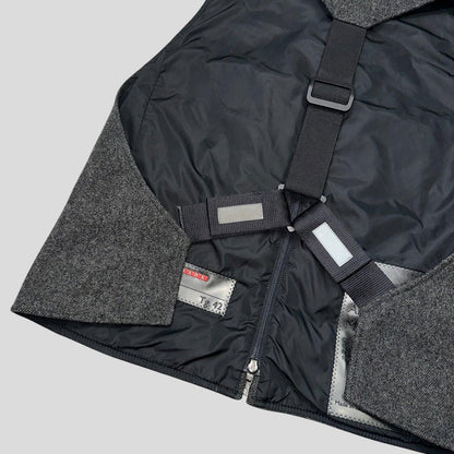 Prada Sport AW99 Technical Wool Ninja Harness Vest - IT42 (S)