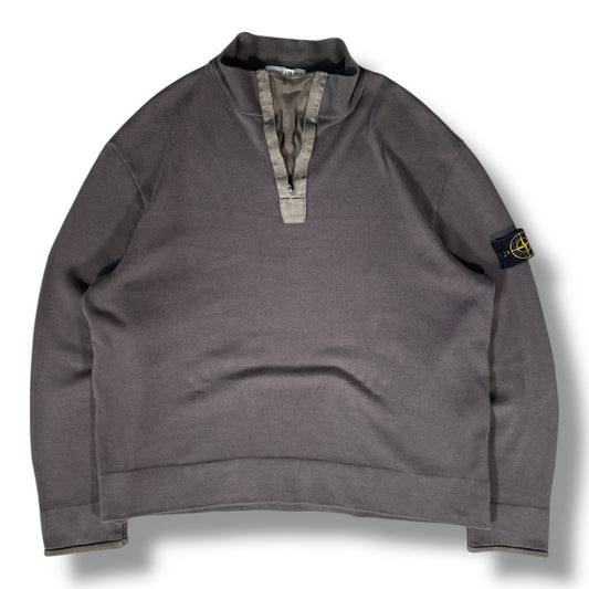 Stone Island AW 2000 Quarter Zip Sweatshirt XL | XL, Multicoloured