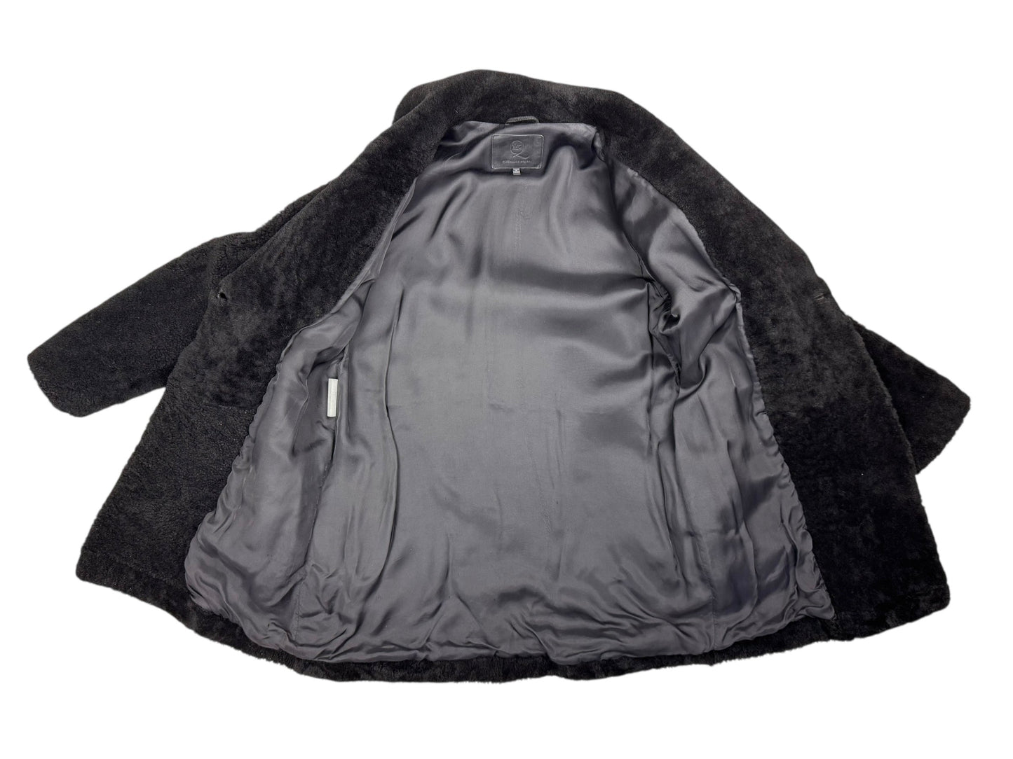 Alexander McQueen F/W 2012 Menswear shearling coat | Black, Black