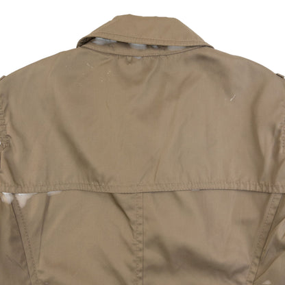 Vintage 2000s Prada Trench Jacket Womens Size S | Small, Beige