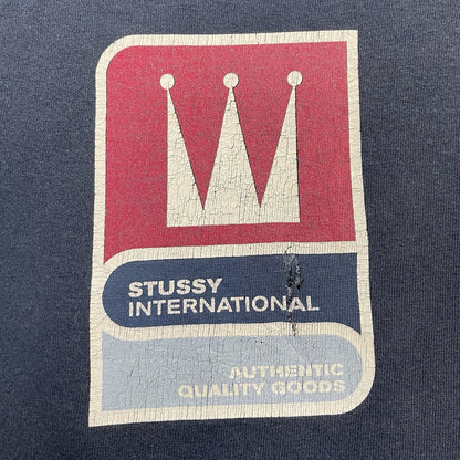 Vintage Stussy Crown T Shirt, Size Small Women's | Stussy, Navy