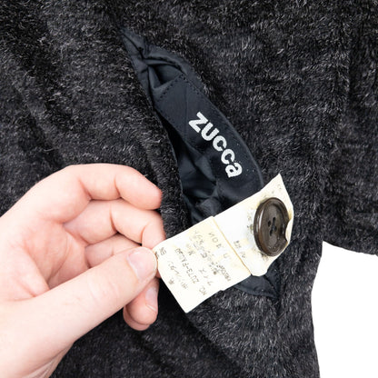 Vintage 90s Cabane De Zucca By Issey Miyake Reversible Fur Jacket Size M | Medium, Black