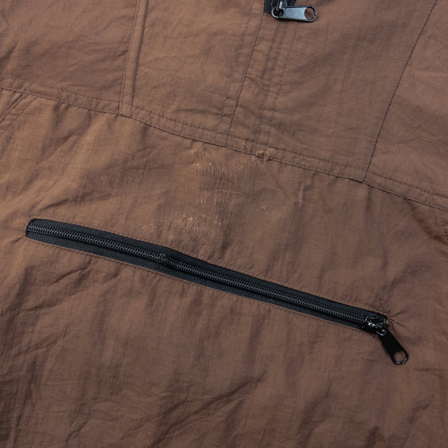 Vintage 90s Yohji Yamamoto Packable Q Zip Jacket Size L | Large, Brown