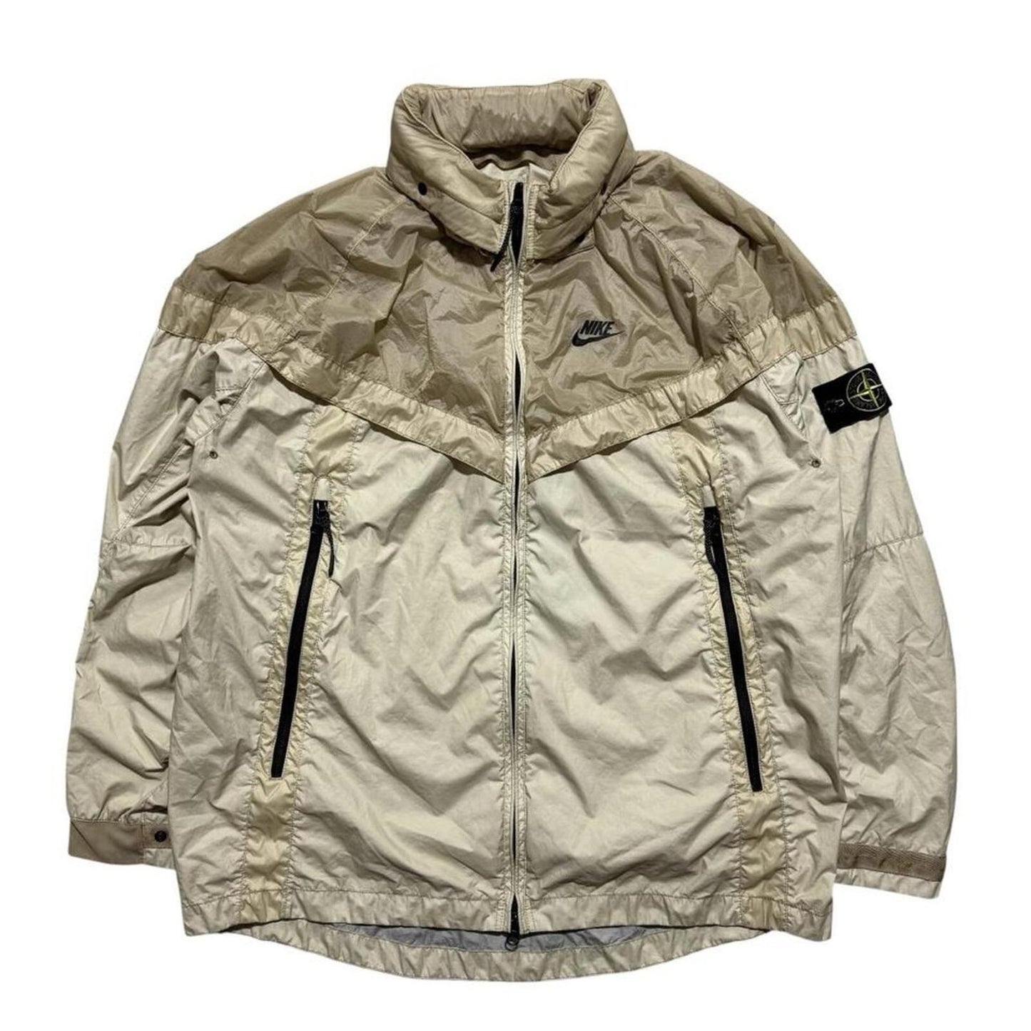 Stone Island Hyper Light Membrana Packable Jacket | Large, Beige