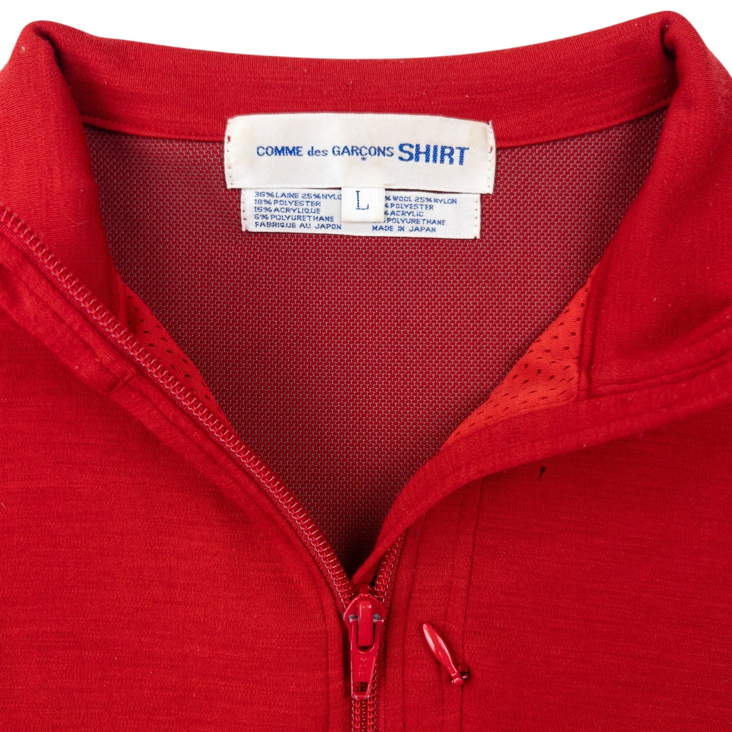 Vintage Comme Des Garçons SHIRT Lightweight Jacket Size S | Small, Red
