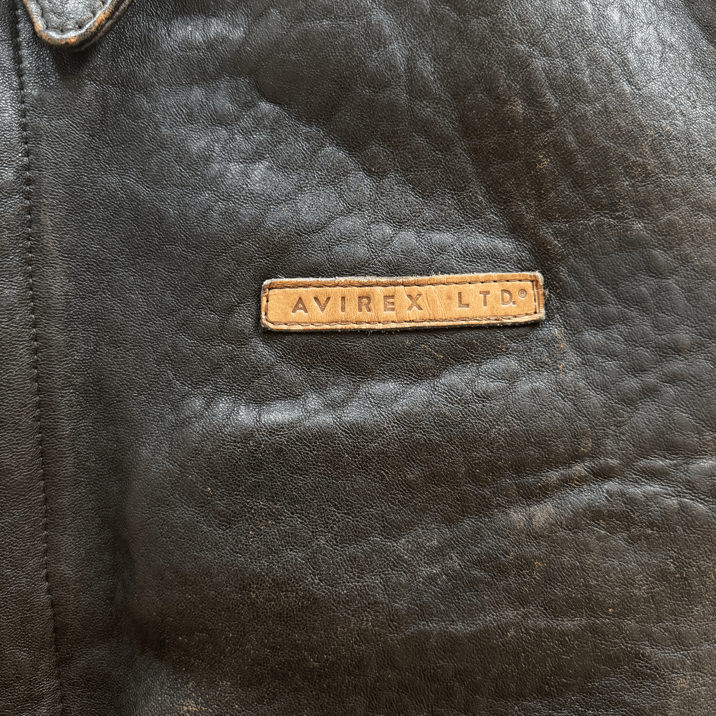 Avirex 'Lucky Strike' A2 Leather Flight Jacket - S / M | S / M, Red