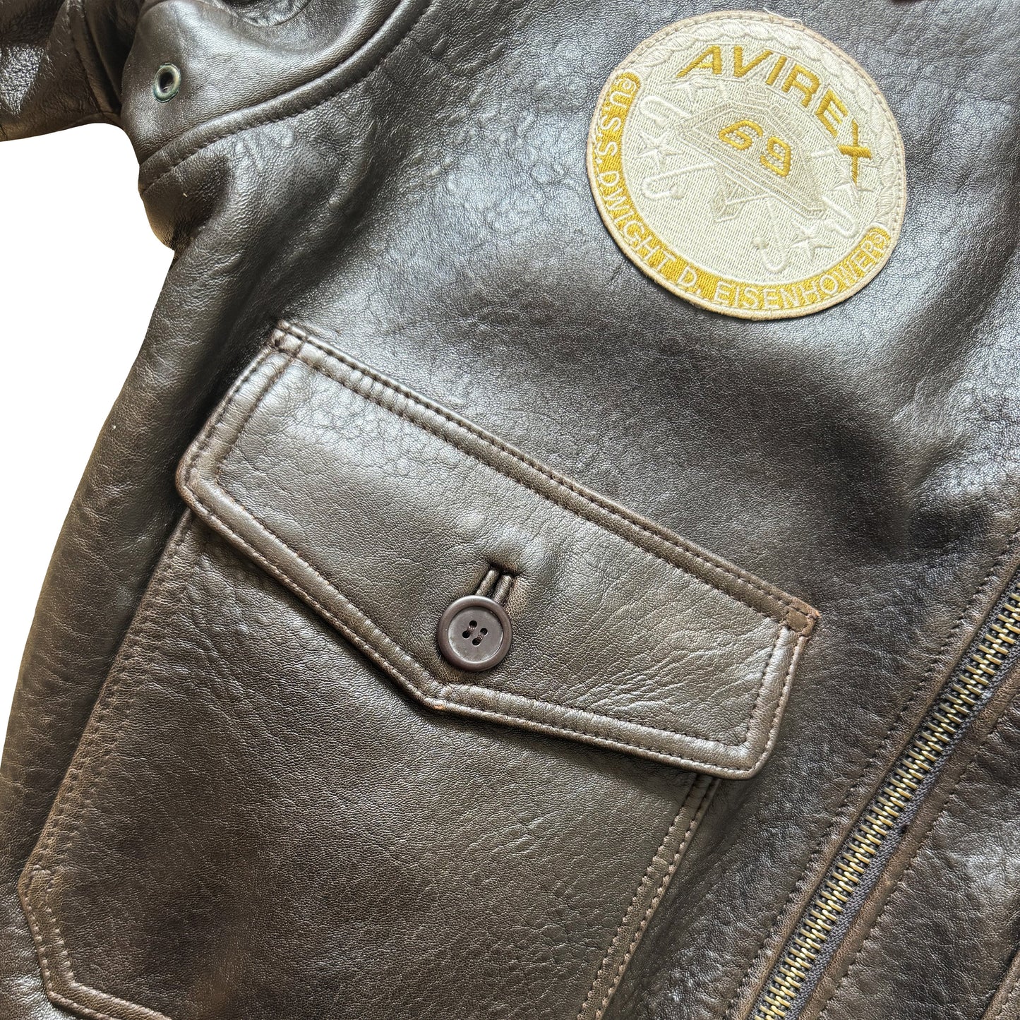 Avirex Top Gun G-1 Flight Jacket - L | Large, Brown
