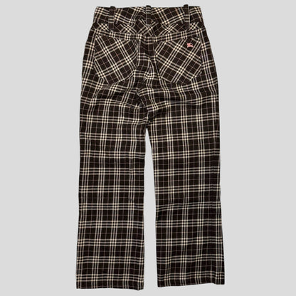 Burberry 00’s Pink Prorsum Logo Nova Check Capri Trousers - UK6 | Default Title, Multicoloured