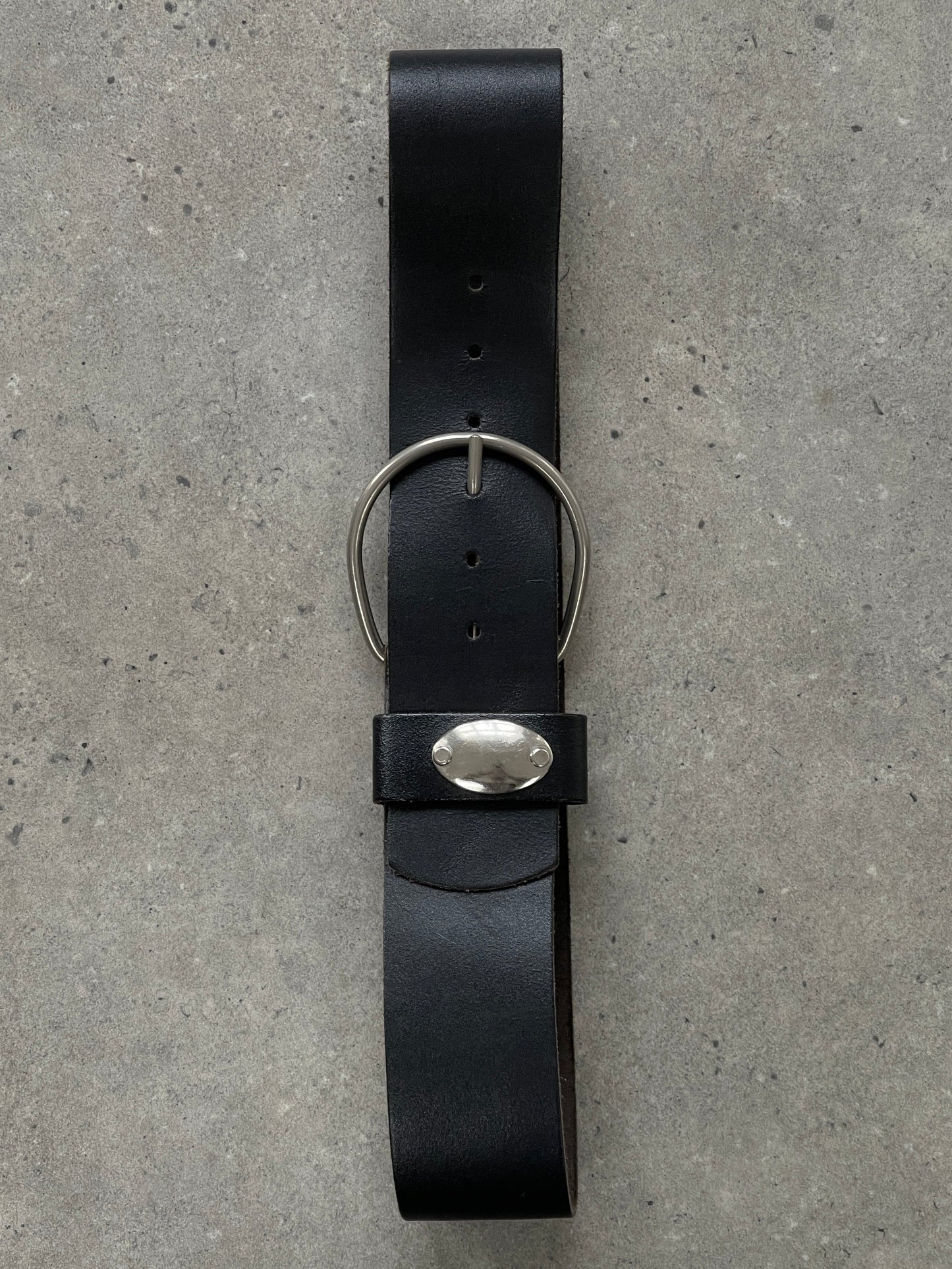 Vintage 1990s Chunky Leather Belt - W28-32