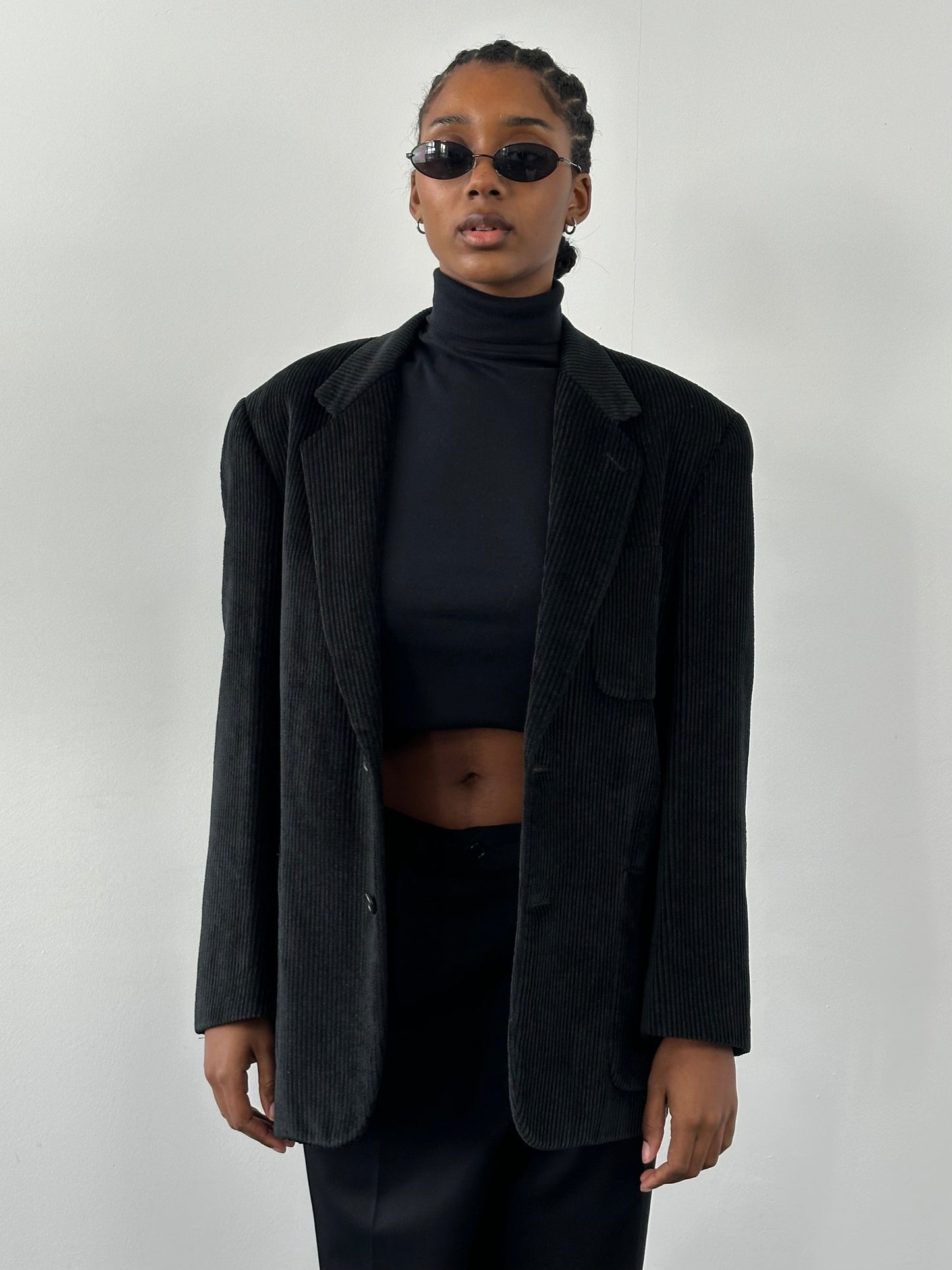 Christian Dior Monsieur 1990s Corduroy Single Breasted Blazer - 40R/M