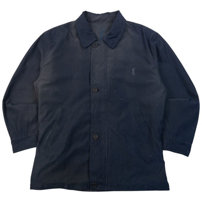 Vintage 90s YSL Yves Saint Laurent Harrington Jacket Size M | Medium, Navy