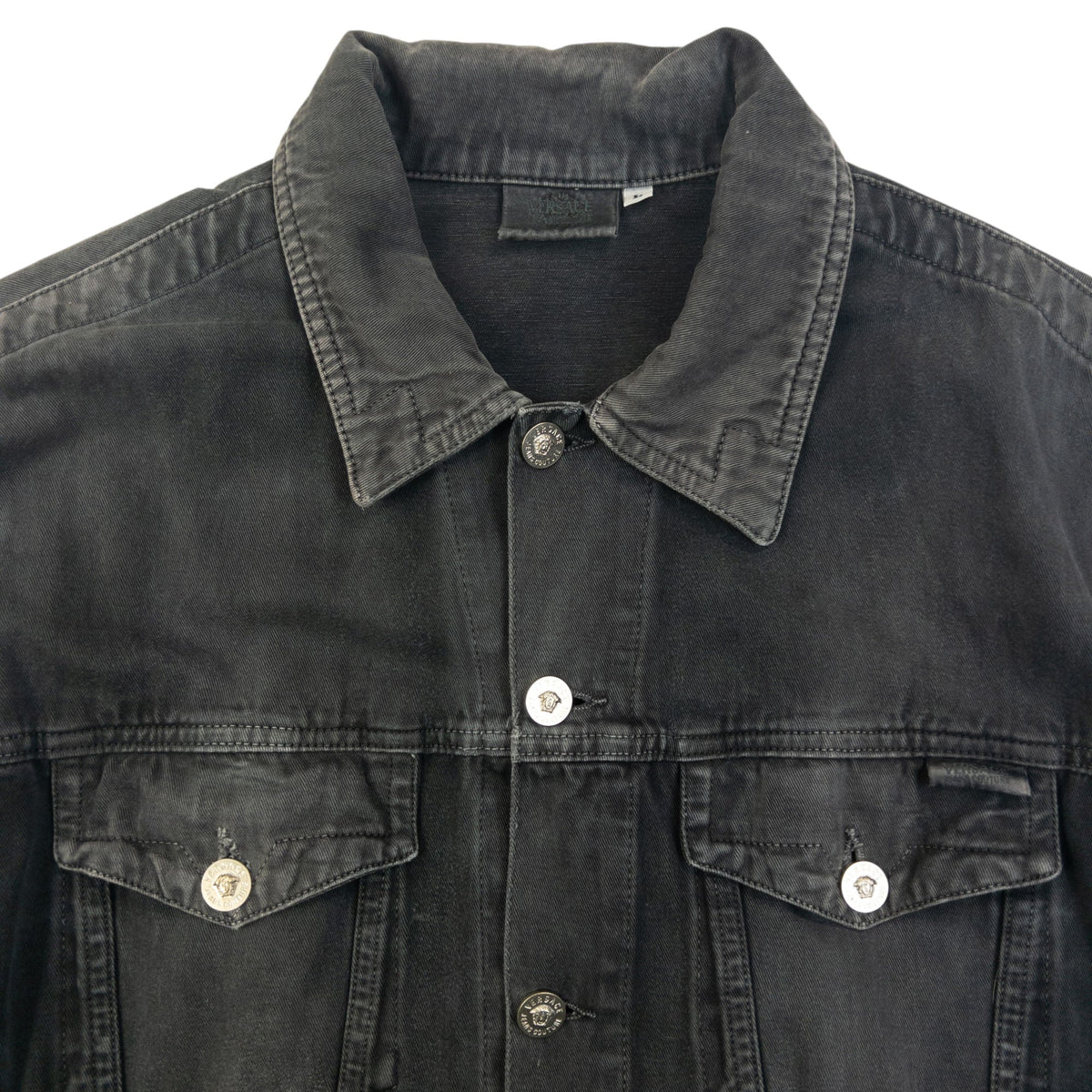 Vintage 2000s Versace Jeans Couture Button Up Jacket Size S | Small, Grey