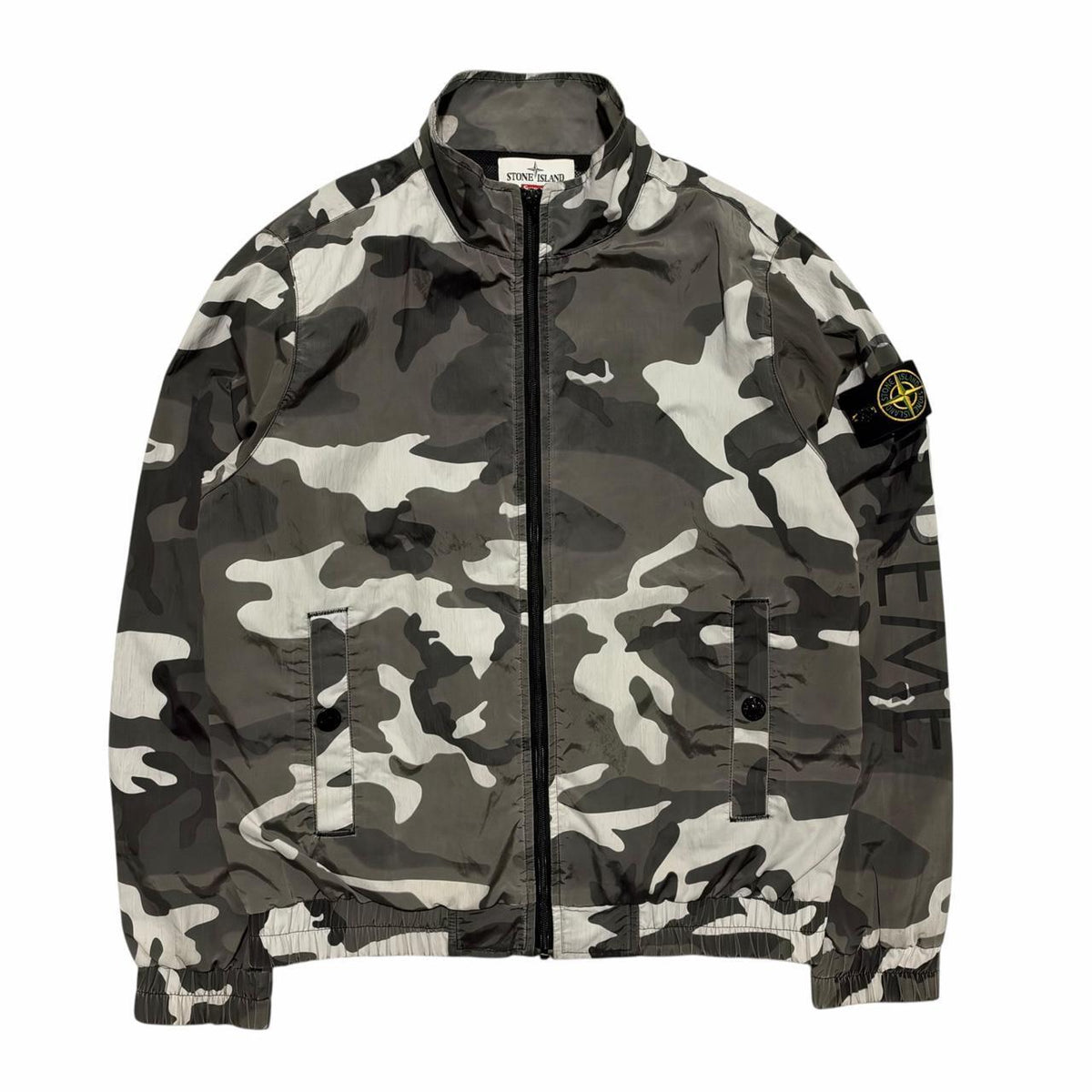 Stone Island S/S 2016 Supreme Snow Camo Nylon Jacket | Medium, Camo