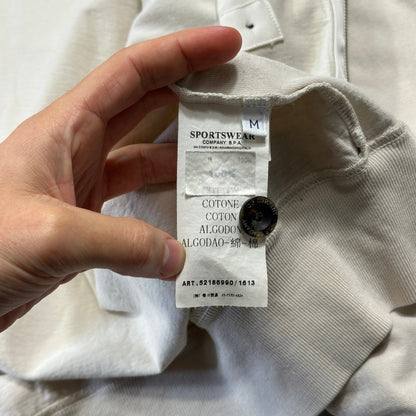 CP Company 2010 Multipocket Zip-up Cotton Logo Hoodie - M