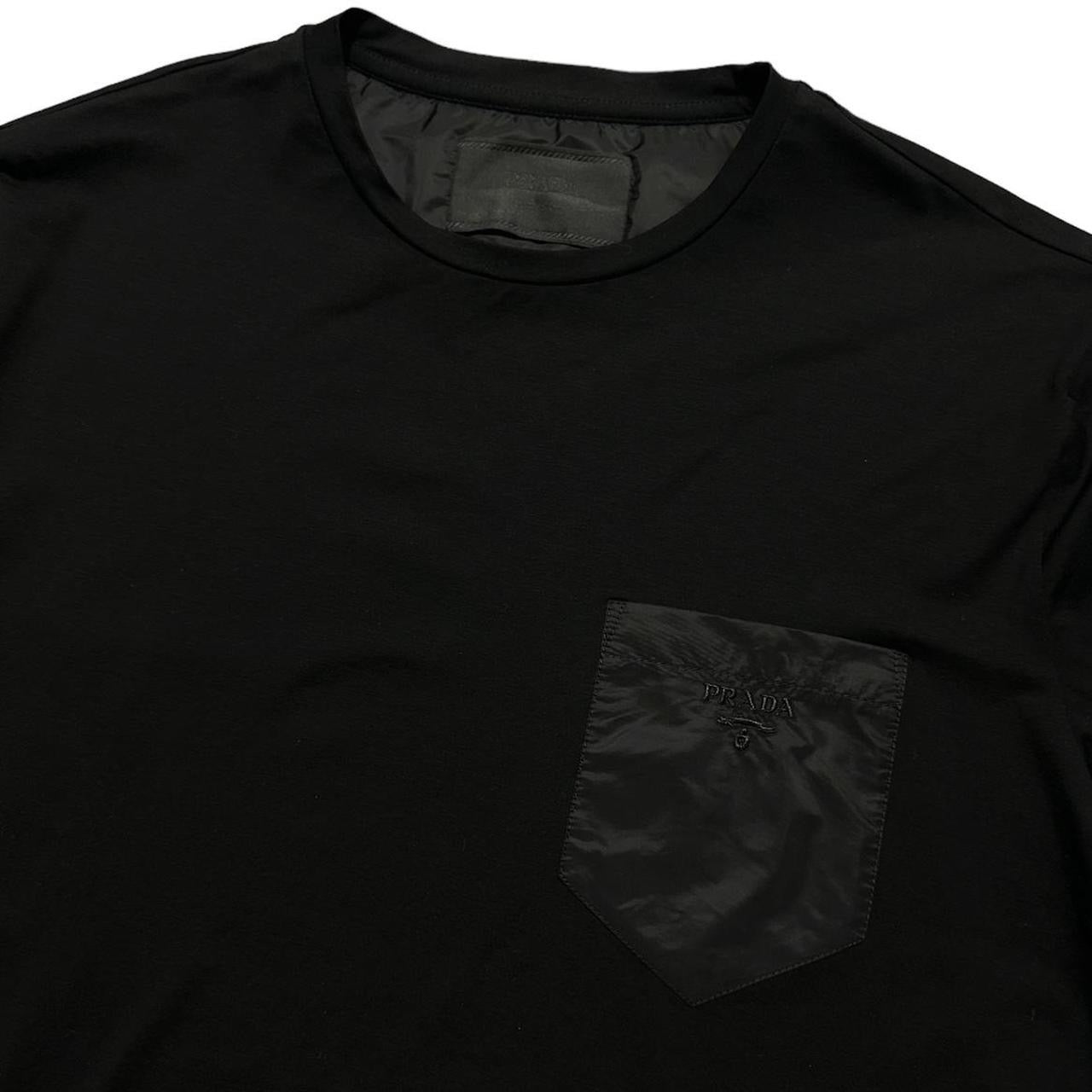 Prada Black Side Logo T-Shirt