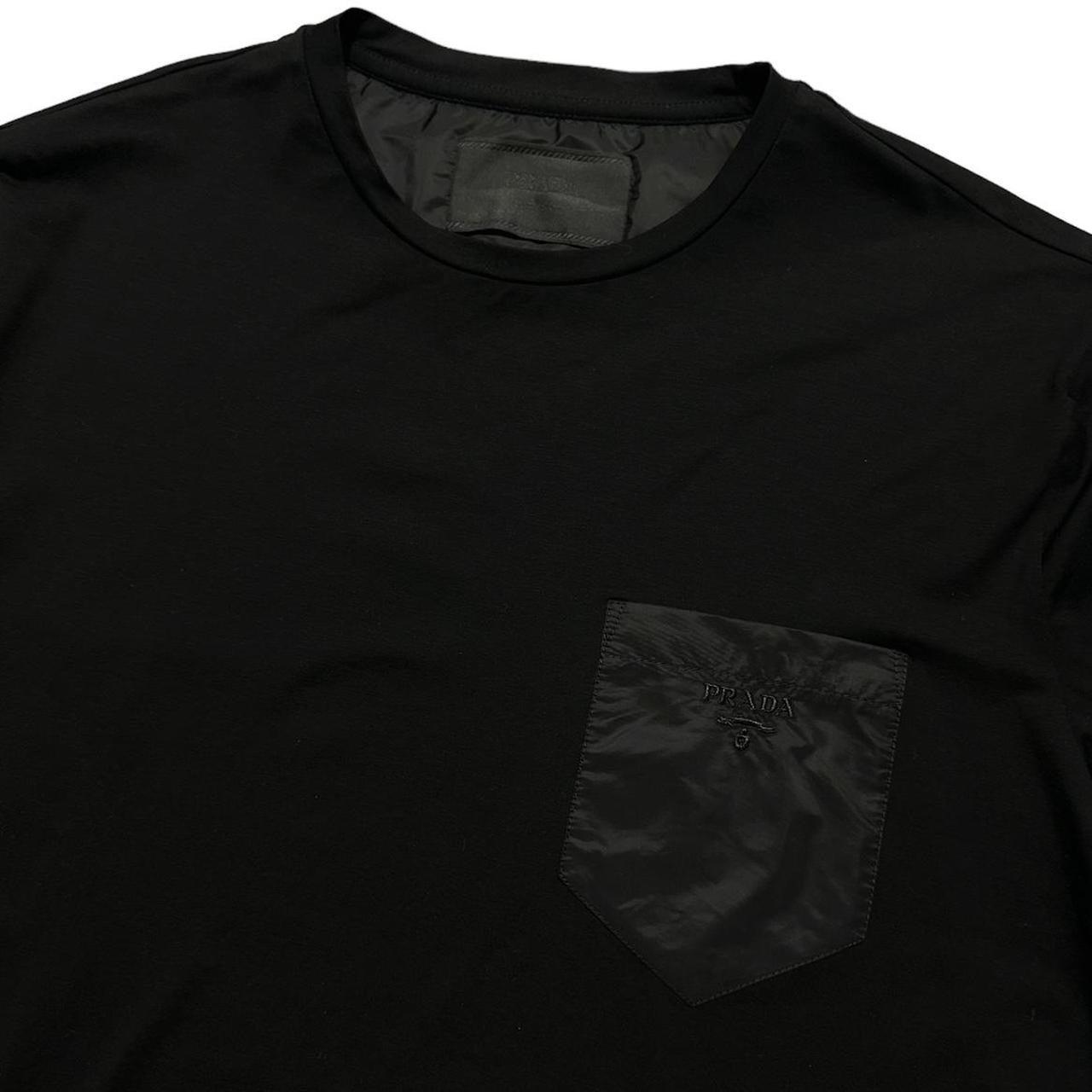 Prada Black Side Logo T-Shirt - Known Source